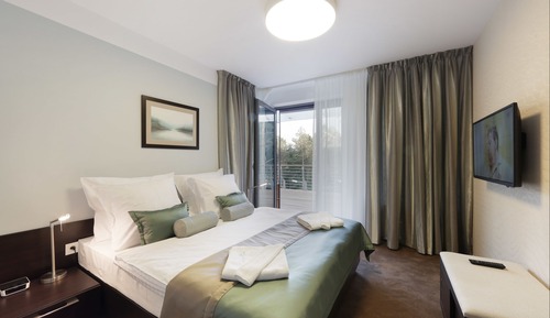 Appartement, 1 chambre, balcon, vue lac