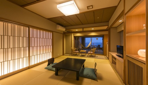 Chambre Premium, non-fumeurs, vue océan (Japanese Style, Compact)