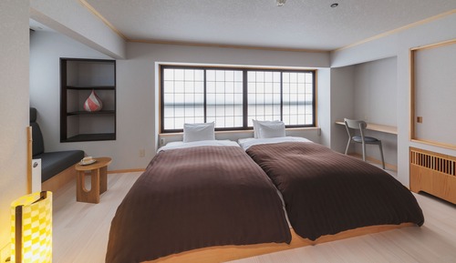 Chambre Deluxe avec lits jumeaux, 1 chambre, non-fumeurs (Japanese Western Style, 3 Futons)