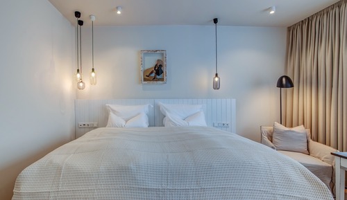 Chambre Double, salle de bains attenante