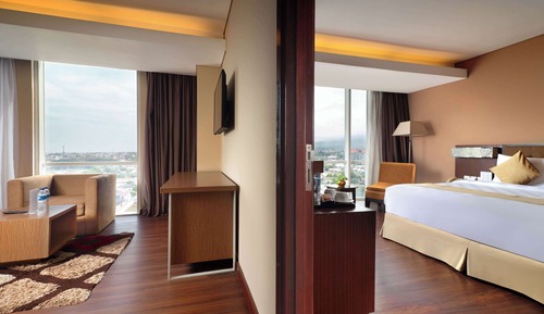 Chambre Supérieure, 2 lits une place, non-fumeurs, vue ville (Shower Only)