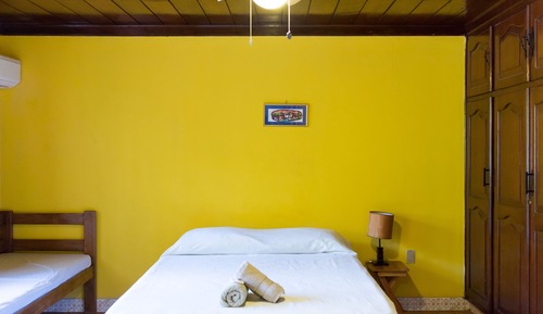 Chambre Double, 1 lit double, vue piscine