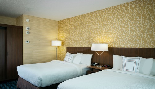 Chambre, 2 grands lits