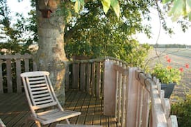 Les Barils Autre | CABANE PERCHÉE AVEC SAUNA PRIVATIF