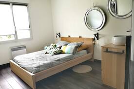 Equihen-Plage Maison | Belle chambre avec salle d'eau privative