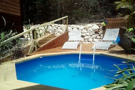 Sainte-Anne Maison | L'éco-chalet de Sainte-Anne. Piscine privée/indivi