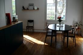 Saint-Jean Eudes Saint-Gilles Appartement | Caen centre, chambre avec petit balcon privatif.