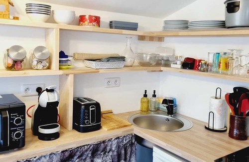 Limetz-Villez Appartement | Studio Limetz-Villez, studio flat, 2 persons