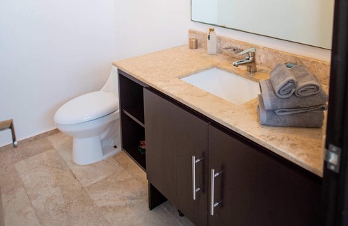 Chicxulub Puerto Appartement | Ocean views from all rooms of this Beachfront unit