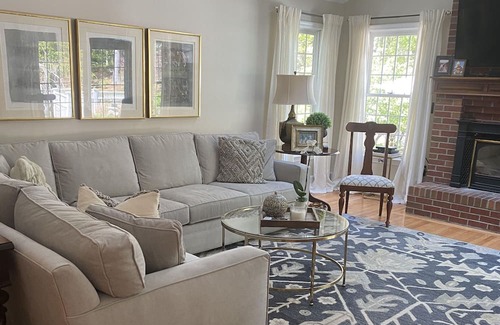 Manchester Maison | Large New England Home with wonderful amenities inside and out.