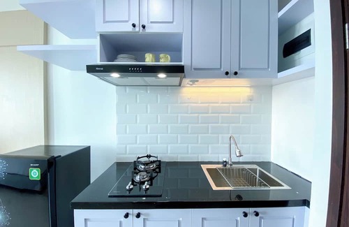 South Tambun Appartement | White Toned Style Studio At Lrt City Bekasi Apartment