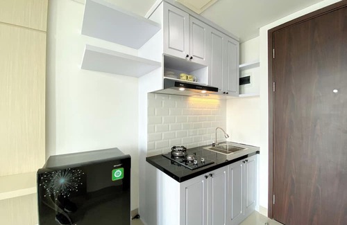 South Tambun Appartement | White Toned Style Studio At Lrt City Bekasi Apartment