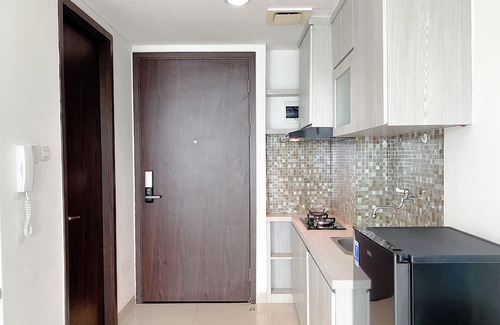 South Tambun Appartement | White Toned Studio At Lrt City Bekasi Apartment