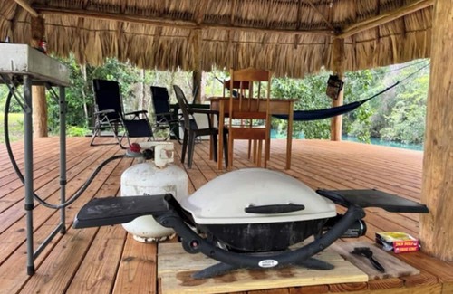 Orange Walk District Cabine | A Cozy cabin along the Rio Bravo River—bird watcher’s paradise with WiFi and AC.