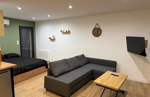 Saint-Symphorien-d'Ozon Appartement | Charming studio with garden level between Lyon and Vienne