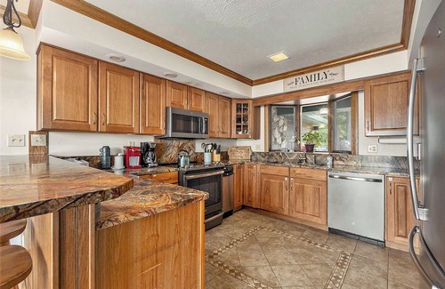 Lake Maison | Spacious 5BR Lakefront House w/Indoor Pool/Hot Tub, 2 Kitchens, Firepit, & More