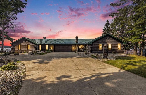 Lake Maison | Spacious 5BR Lakefront House w/Indoor Pool/Hot Tub, 2 Kitchens, Firepit, & More