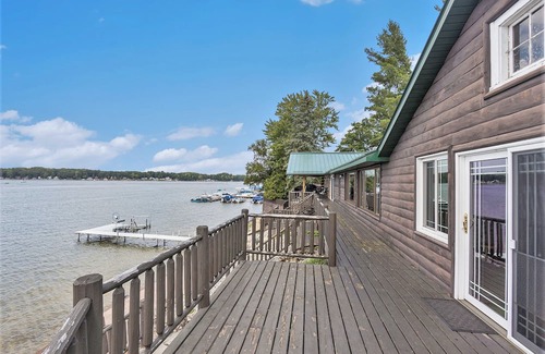Lake Maison | Spacious 5BR Lakefront House w/Indoor Pool/Hot Tub, 2 Kitchens, Firepit, & More