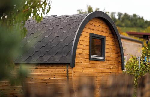 Sommerhausen Cabine | Camping barrel Mündlein in the Franconian wine region