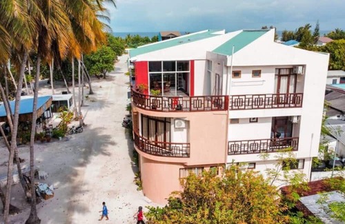 Huraa Maison | Charming Deluxe room in Huraa Guesthouse with AC, Wifi