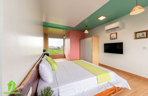Ninh Binh Maison | Trang An Ao Dai Homestay - Double room with field view - Hang Mua room