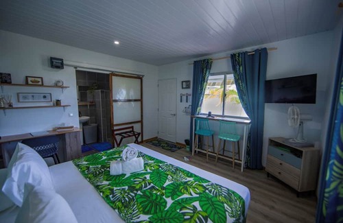 Taha'a Maison | Charmant Bungalow vue Océan