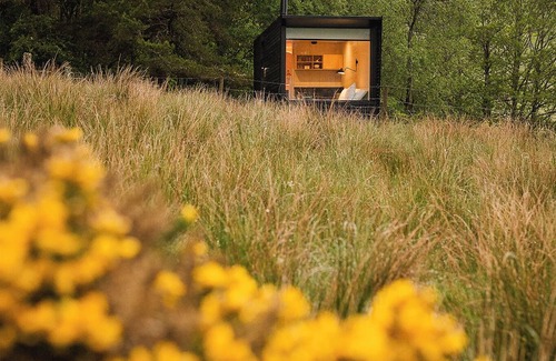 Lochearnhead Cabine | Modern cabin in the woods near Balquhidder
