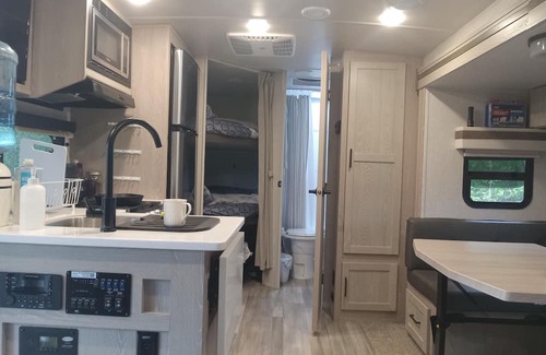 Seal Cove Maison | Cozy mobile home with WiFi and AC in the most beautiful location in Acadia.