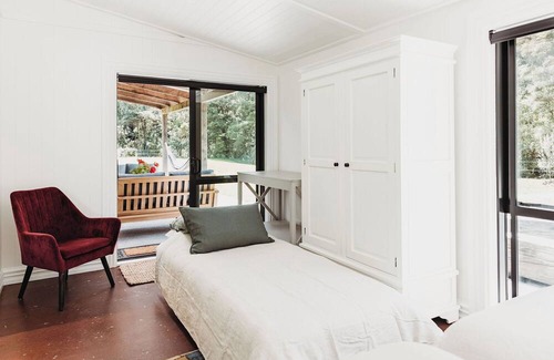 Warkworth Cabine | Hot Tub overlooking a waterfall, near beaches, vineyards, Matakana, Brick Bay