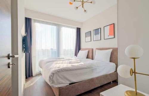 Basaksehir Appartement | Eden - Bright Modern 2BR Apt w/ Parking & Gym