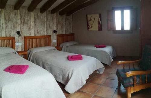 Pedrola Autre | Farmhouse "Santa Ana" with Mountain View, Private Pool & 2 Private Terraces