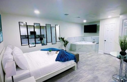 Houston Appartement | Luxury Studio-Apt w/ Jacuzzi 8 mi from IAH