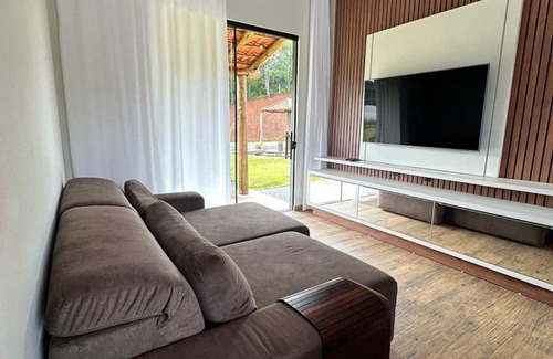 Palhoca Cabine | Chácara Pagará com Jacuzzi e Piscina