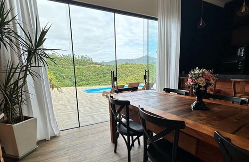 Palhoca Cabine | Chácara Pagará com Jacuzzi e Piscina