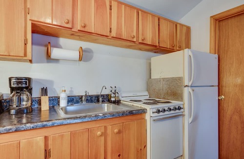 Weirs Beach Cabine | Pet-Friendly Laconia Cabin w/Fireplace + Deck!