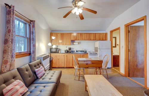 Weirs Beach Cabine | Pet-Friendly Laconia Cabin w/Fireplace + Deck!