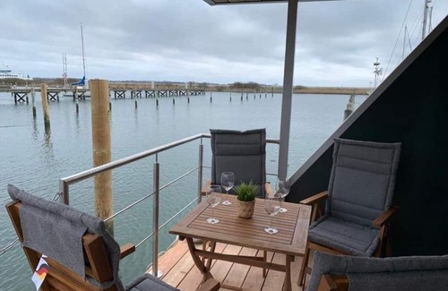 Kragenæs Location De Bateaux | Hausboot Moby Chic für 5 Pers. mit Großer Dachterrasse in Kragenæs auf Lolland