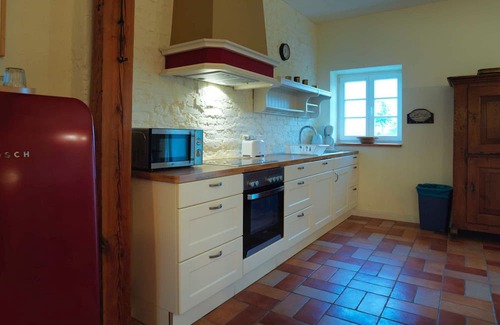 Dalwitz Appartement | Ferienwohnung Stellmacherwohnung - Feriengut Dalwitz Alte Stellmacherei