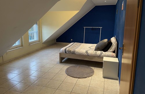 Rodange Appartement | Family size charming duplex apartment in Luxembourg with garden and queen beds
