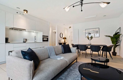 Sanem Appartement | Spacious 2BR in Belval - City Views & Smart TV