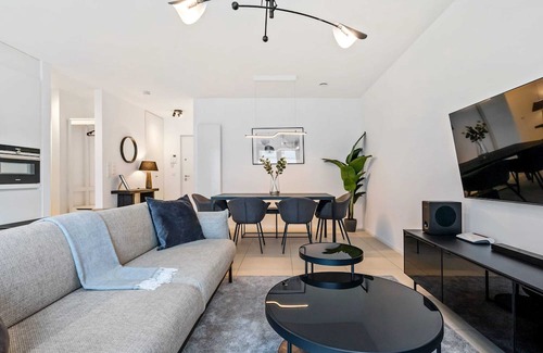 Sanem Appartement | Spacious 2BR in Belval - City Views & Smart TV