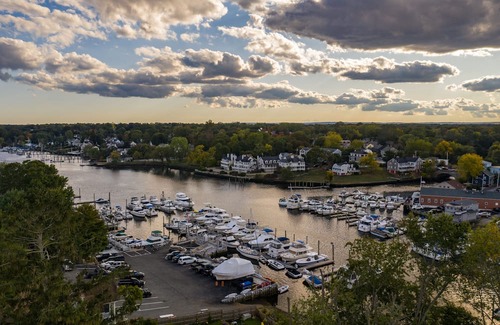 Pawtuxet Village Historic District Maison | A Curated Cape on the Cove....walk to shops and restaurants in seaside village.