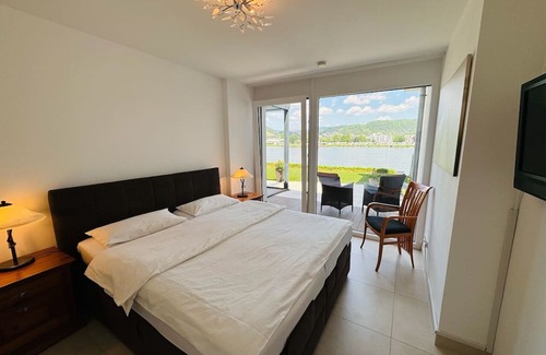 Bad Breisig Copropriété | Your dream vacation, exclusive 2-room flat, directly at the River Rhine.