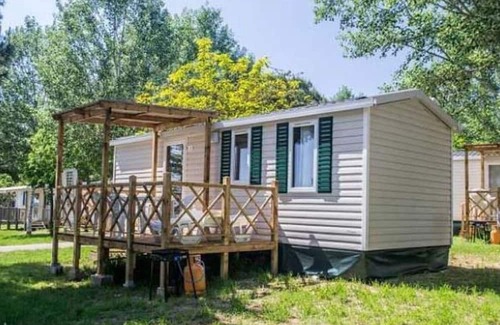 Cologna Spiaggia Maison | Feriendorf Stork Camping Village Mobilehome Happy Easy für 6 Personen
