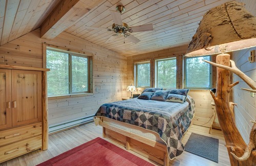 Barnum Cabine | Barnum Cabin on 30 Acres w/ Soo Line Trail Access!