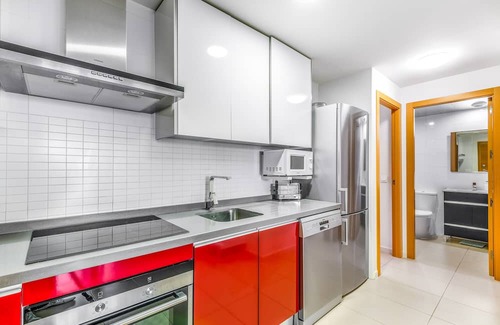 Mil Palmeras Appartement | Apartment 'Gran Terraza Vistas Mar' with Shared Pool, Wi-Fi and Air Conditioning