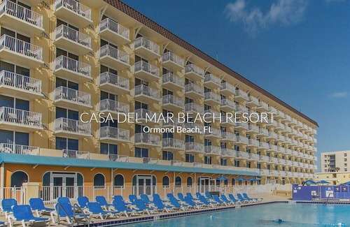 Volusia County Station Balnéaire | OCEANFRONT - 2 Bdrm w/balonies, Casa Del Mar Resort 10 miles from Daytona Beach