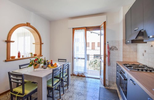 Lamon Appartement | Look forward to a wonderful view of the countryside in this vacation apartment.