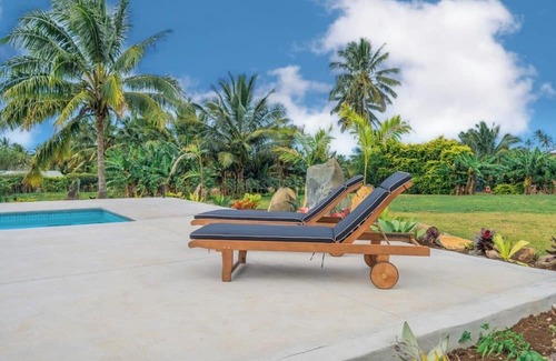 Matavera Maison | Enua Tipani Pool Villan Quiet Convenient location Modern Finishes Sleeps 8