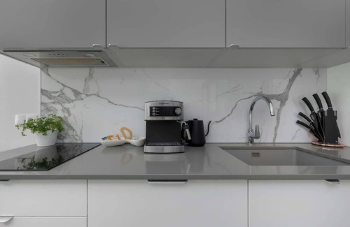Uniescie Appartement | Sea&Lake Mielno | Unique Studio for a Family Holiday by the Sea | Balcony & Park